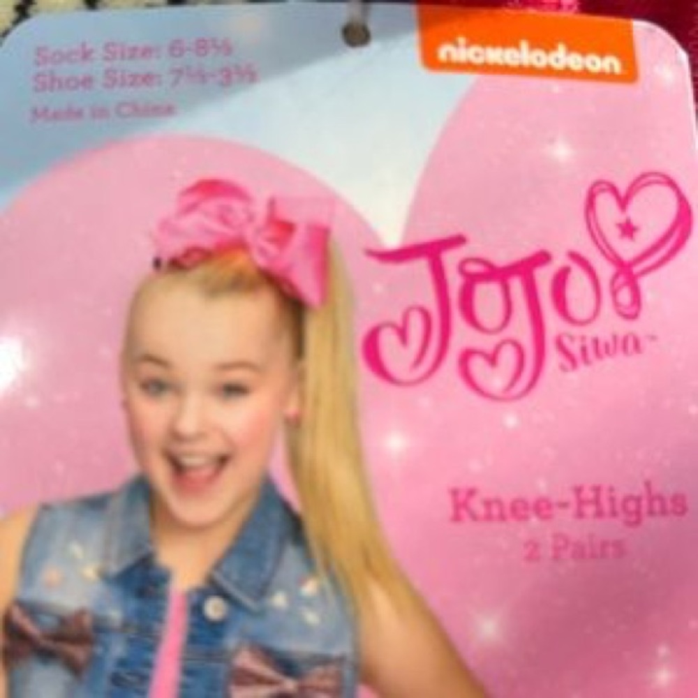 JoJo Siwa knee high socks